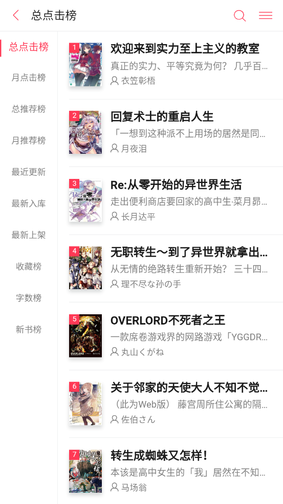 哔哩轻小说app官方版最新版本下载安装截图