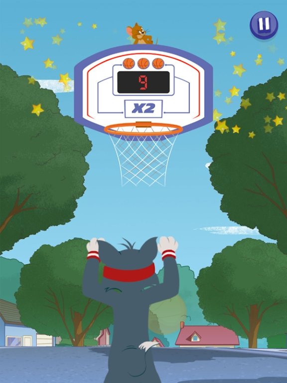 汤姆和杰瑞后院篮球中文版下载截图