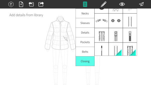 制作衣服模拟器游戏截图