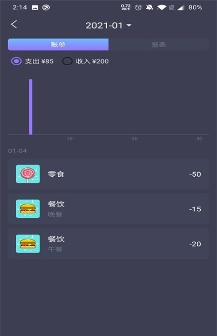 倒时记账APP2022最新版截图