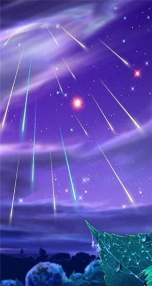 流星雨动态墙纸截图