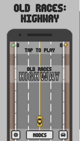 像素车公路赛车手截图
