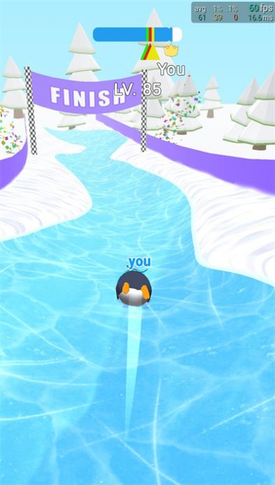 企鹅雪地赛截图