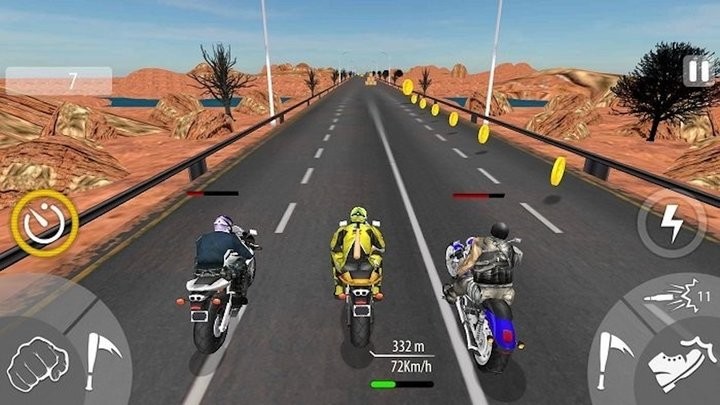 公路摩托真实模拟3D截图